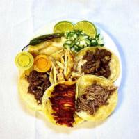 30 Taco Family Platter · 30 Tacos With the choice of up to 5 Meats Trompo, Beef, Chicken, Carnitas, Barbacoa