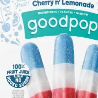 Goodpop Red, White & Blue Popsicle (1.75 Oz X 8-Pack) · Red, White & Blue is a bright and sweet Cherry n' Lemonade flavor made of 100% fruit juice a...