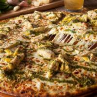 Mean Green · Feed the Beast Inside with this Denton Staple! Our Mean Green Pizza is topped with 100% Whol...