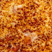 Cheese · No Toppings, Just Cheese! Our Cheese Pizza is topped with 100% Whole Milk Mozzarella Cheese ...