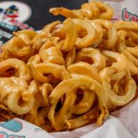 Fries · **due to supply challenges the normal curly fry may be subbed with a different fry at this l...