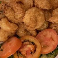 Shrimp Platter · Choice of fried grilled or blackened. served with andrea's coleslaw hushpuppies and crispy f...