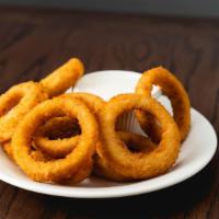 Onion Rings · Served with ranch dressing.