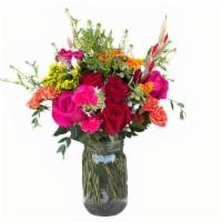 Blanche Deveraux- Deluxe · Designer Choice  Mason Vace. Lush luxury blooms. Roses, seasonal flowers, greenery baby brea...