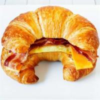 Bacon Egg & Cheese Croissant · 