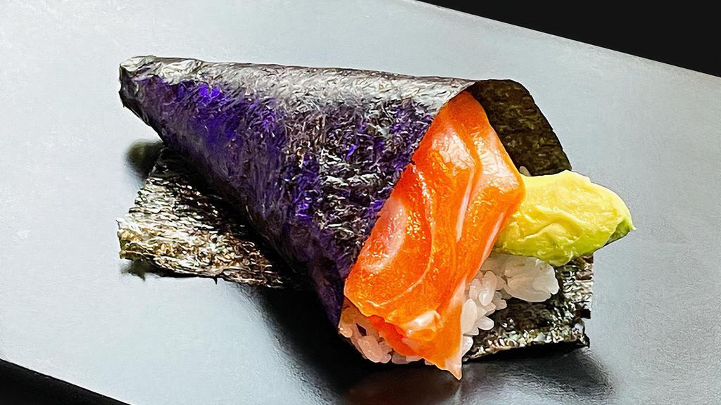 Salmon Roll · Consuming raw or undercooked meats, poultry, seafood, shellfish, or eggs may increase risk of foodborne illness.
