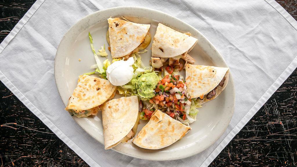 Mix Quesadillas · One beef, one chicken, and one shrimp.
