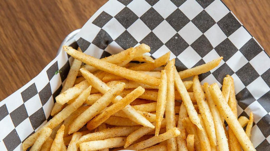 Cajun Fries · Crispy fries seasoned with cajun