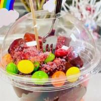 Skittles Pop · Skittles candy pickles with skittles and starburst candy, grape or cherry pop rocks, grape a...