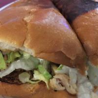 Tortas · Served with  Lettuce, tomatoes, avocado, sour cream