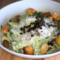 Stm Caesar Salad · Romaine, concasse tomato, Parmesan, fried large capers, classic Caesar dressing made with an...
