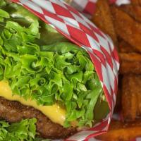Certified Beyond Burger/ Lettuce Wrap  · Perfectly grilled Beyond Meat burger patty served on a buttered, toasted bun and topped with...