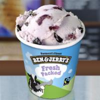 Cherry Garcia® · Cherry ice cream with cherries and fudge flakes.