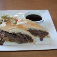 Roast Beef Melt Crunch · Frizzled onions, horseradish sauce and provolone cheese on toasted hoagie. With au jus.