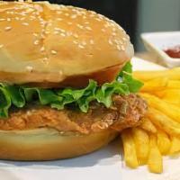 Zinger Sandwich · One of a kind fried chicken sandwich served in a sesame bun with mayo, lettuce, and our secr...