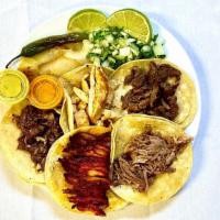30 Taco Family Platter · 30 Tacos With the choice of up to 5 Meats Trompo, Beef, Chicken, Carnitas, Barbacoa