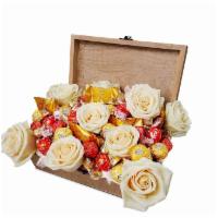 Treasure Chest · The Treasure Chest features a reusable wooden gift box, Premium Roses and an assortment of o...