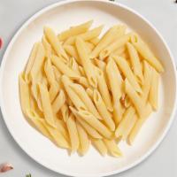 Your Own Penne · Fresh penne pasta cooked with your choice of sauce and toppings.