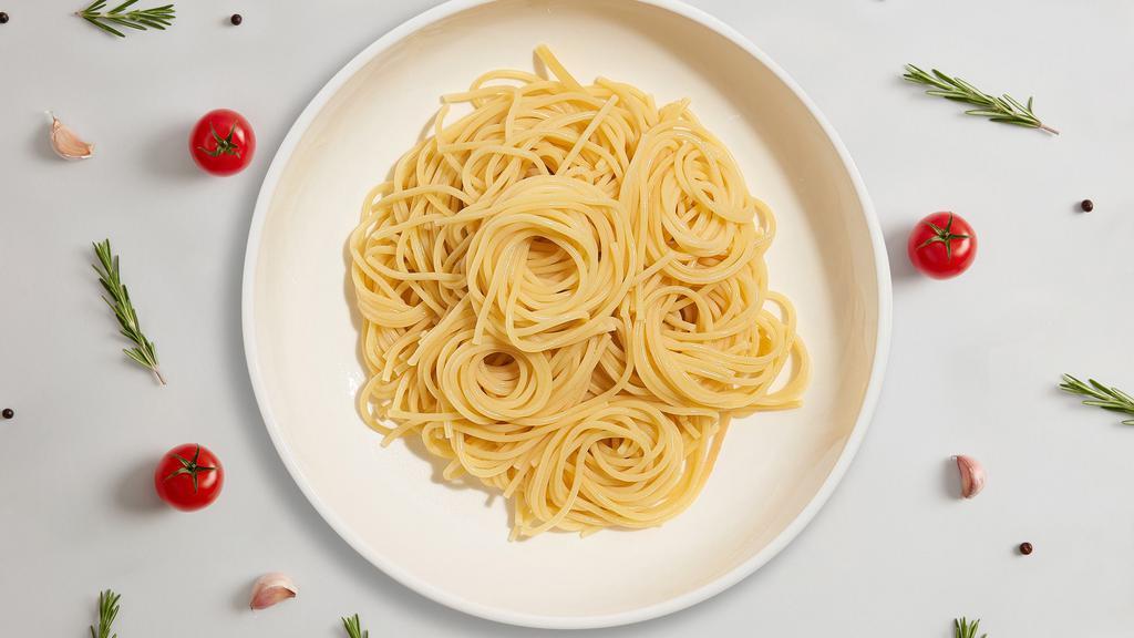 Your Own Spaghetti  · Fresh spaghetti pasta cooked with your choice of sauce and toppings.
