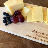 Charcuterie Board · It's true. I just wish mine came with an Oreo and a Capri Sun. This board measures 13