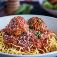 Spaghetti · Spaghetti with choice of Marinara Sauce or Meat Sauce