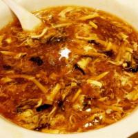 Hot & Sour Soup..(S)..酸辣汤 · Hot & Spicy.