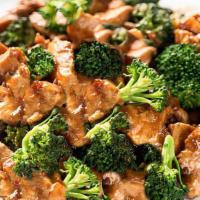 Chicken With Broccoli · With white rice. all dishes are served steamed without oil salt and msg with brown sauce gar...