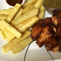 Fried Yam With Pepper Sauce · 
