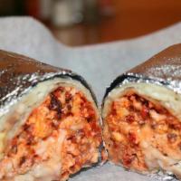 Breakfast Burrito · Prepared with beans and cheese.