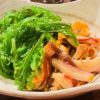 Mixed Salad · Seaweed & squid salad.