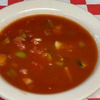 Thursday - Vegetable Soup · 8 oz - Homemade Vegetable Soup - So much flavor in a bowl! Upgrade to a 12 oz for just a dol...
