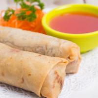 Japanese Egg Roll · (2pc) traditionally egg roll with vegetable and seafood.