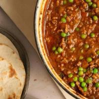 Lamb Keema Curry Combo · Generous portion of 15 Oz Lamb Kheema (Minced lamb Meat) Curry with 1 Roti and Small cup of ...