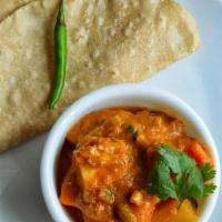 Mixed Vegetable Korma 8 Oz And 15 Oz Rice And 1 Roti Combo · Chef's special Combo comes with 8 Oz Curry, Raita, 1 Roti and Rice. You can replace rice wit...