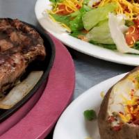 2 Ribeye Special With Salad & Baked Potato · 2 - 8 Oz Ribeye Steaks With 2 Baked Potatoes and 2 Salads