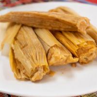 Bean Dozen · The bean tamale is a great alternative to the regular pork. The beans are spiced with the sa...
