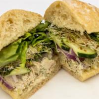 Chicken Salad · All classic sandwiches are served on bakehouse whole wheat or rustic roll.