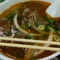 #54. Beef Noodle Soup, Meat Balls · 