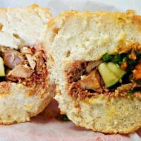 #10. Combination Sandwich · Paté, ham and roasted chicken.