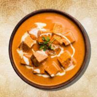 Butter Cottage Cheese Special · Char grilled cottage cheese cubes served in a tangy tikka masala sauce