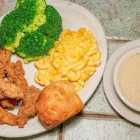 Chicken Fried Chicken - Family Pack · Four chicken fried chicken, two large family side orders and iced tea.