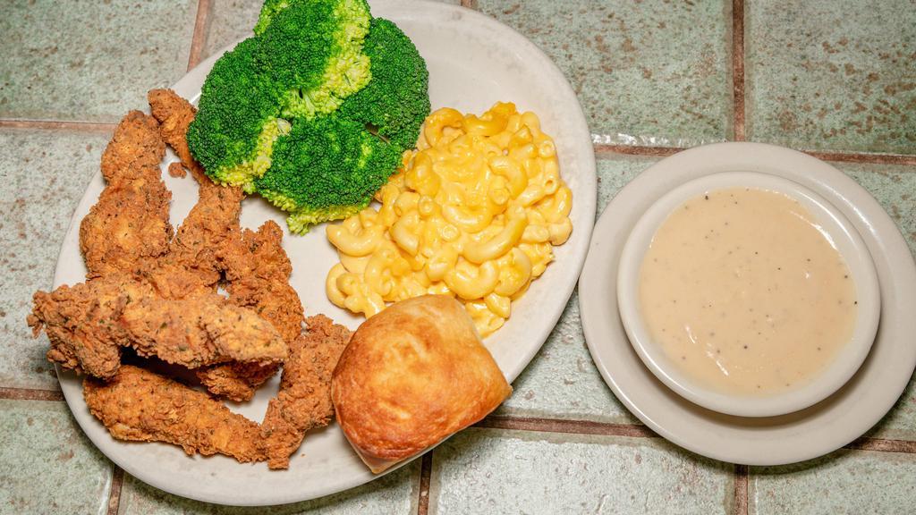 Chicken Fried Chicken - Family Pack · Four chicken fried chicken, two large family side orders and iced tea.
