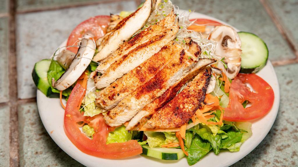Cajun Grilled Chicken Salad · Same as above with Cajun spices. Gluten free.