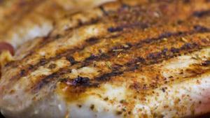 Grilled Chicken Breast · a savory freshly grilled chicken breast