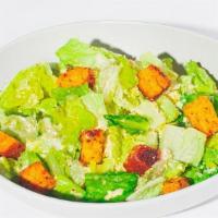 Caesar Salad · fresh romaine, housemade croutons & Parmesan cheese served with housemade Caesar dressing**.