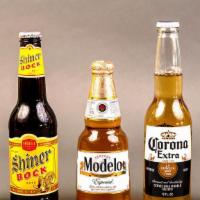 Premium Beer · Dos Equis, Shiner, Corona