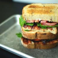 Retro Sandwich · Bacon, mixed greens, tomato & mayonnaise