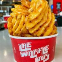 Small Seasoned Waffle Fries · 