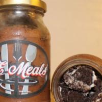 Melanin Goddess · All organic, home-made premium chocolate mousse with layers of chocolate cookie chunks and a...