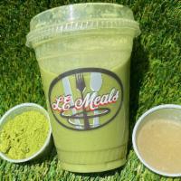 Green Herbal Drink · This tasty drink is 100% vegan and loaded with amazing nutrients! The milk is nut-based and ...